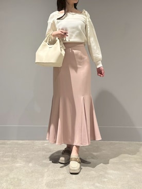 モユク札幌店さん（レディース・158cm）の冬コーディネート