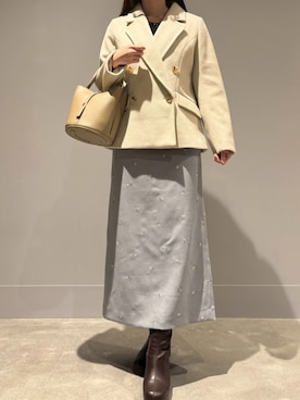 「31 Sons de mode（トランテアン　ソン　ドゥ　モード）のアイテム」を使った、モユク札幌店さん（レディース・158cm）の冬コーディネート