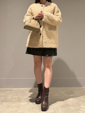 モユク札幌店さん(レディース・158cm)の冬コーディネート