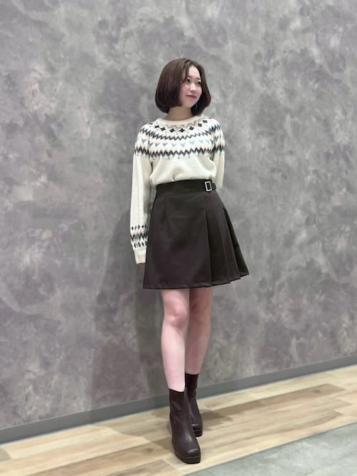 セール】2025秋冬新作 ノルディック柄ニット（ニット/セーター）｜31