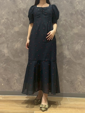 「31 Sons de mode（トランテアン　ソン　ドゥ　モード）のアイテム（ワンピース/ドレス）」を使った、モユク札幌店さん（レディース・158cm）の春コーディネート