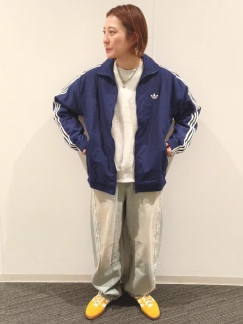 Adilenium シーズン 3 バナナフィット ウォッシュドデニムパンツ