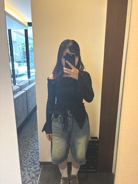 「アイテム（トップス）」を使った、emikaeさん（レディース・145cm）の秋コーディネート