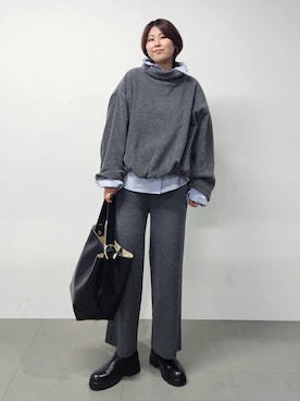 「アイテム（その他トップス）」を使った、ISHIIさん（レディース・166cm・30代）の冬コーディネート