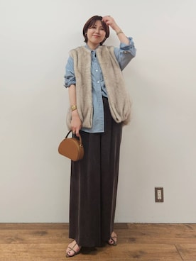 「アイテム（その他アウター）」を使った、ISHIIさん（レディース・166cm）の夏コーディネート