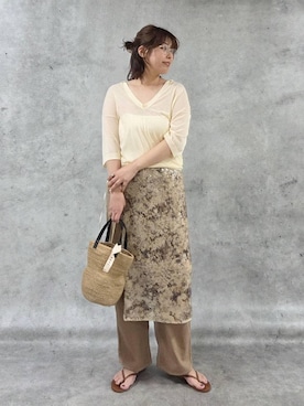 ISHIIさん（レディース・166cm）の春コーディネート