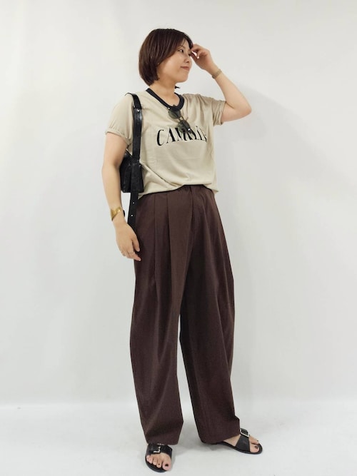 CAMILLEバイカラーTシャツ（Tシャツ/カットソー）｜BABYLONE