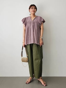 「アイテム（キャミソール）」を使った、ISHIIさん（レディース・166cm・30代）の春コーディネート
