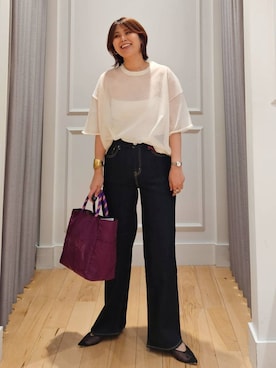 「アイテム（パンプス）」を使った、ISHIIさん（レディース・166cm・30代）の夏コーディネート