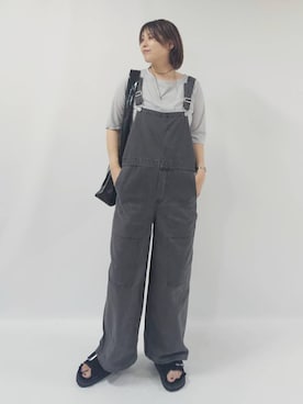 「アイテム（オールインワン・サロペット）」を使った、ISHIIさん（レディース・166cm・30代）の夏コーディネート