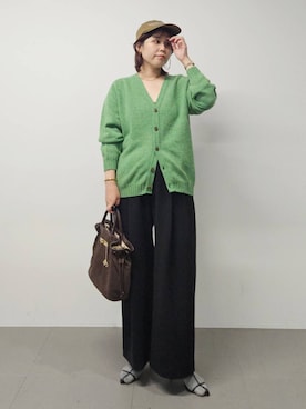 「アイテム（キャミソール）」を使った、ISHIIさん（レディース・166cm・30代）の秋コーディネート