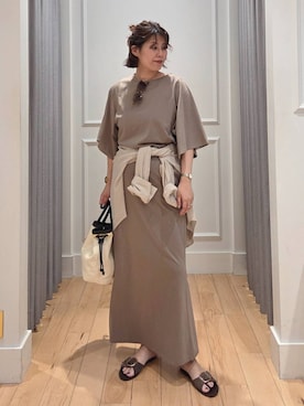 「BABYLONE（バビロン）のアイテム」を使った、ISHIIさん（レディース・166cm）の夏コーディネート