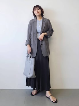 「BABYLONE（バビロン）のアイテム」を使った、ISHIIさん（レディース・166cm）の春コーディネート