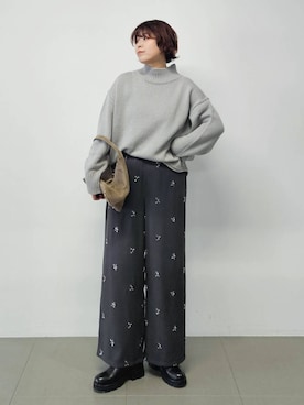 「アイテム（ハンドバッグ）」を使った、ISHIIさん（レディース・166cm・30代）の冬コーディネート