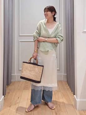 ISHIIさん（レディース・166cm）の春コーディネート