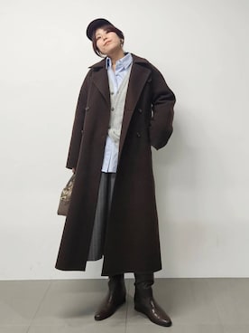 「BABYLONE（バビロン）のアイテム（スカート）」を使った、ISHIIさん（レディース・166cm）の秋コーディネート