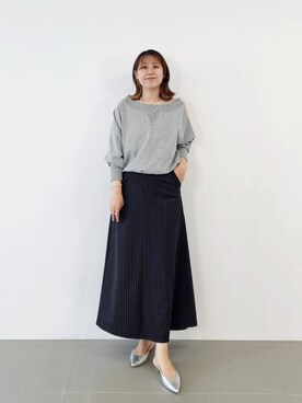 「NINA&JULES（ニナエジュール）のアイテム」を使った、ISHIIさん（レディース・166cm）の夏コーディネート