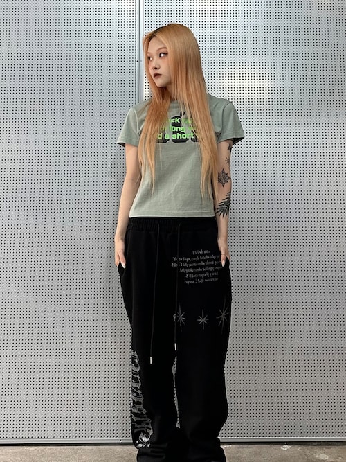 パンツ [LUV IS TRUE] MZ STAR GLITTER PANTS MZ STAR GLITTER PANTS(BLACK) - LUVISTRUE