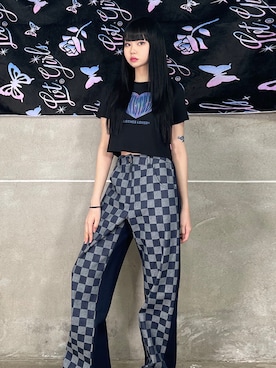 「LUVISTRUE（ラヴイズトゥルー）のアイテム」を使った、LUVISTRUEさん（レディース・168cm）の夏コーディネート