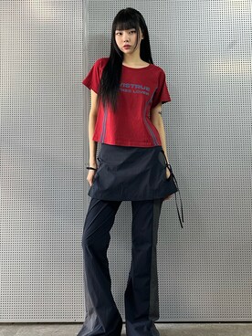 「LUVISTRUE（ラヴイズトゥルー）のアイテム」を使った、LUVISTRUEさん（レディース・168cm）の夏コーディネート