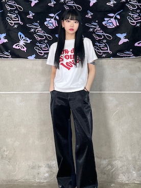 「LUVISTRUE（ラヴイズトゥルー）のアイテム」を使った、LUVISTRUEさん（レディース・168cm）の夏コーディネート