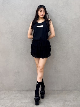 「GYDA（ジェイダ）のアイテム」を使った、yumenoさん（レディース・165cm）の夏コーディネート