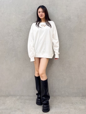 「GYDA（ジェイダ）のアイテム」を使った、yumenoさん（レディース・165cm）の夏コーディネート