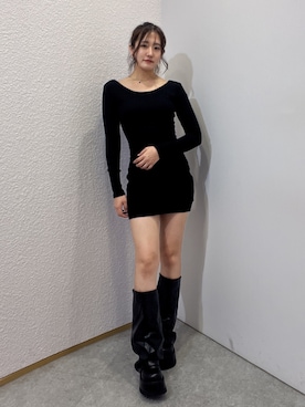 「アイテム（チューブトップ）」を使った、yumenoさん（レディース・165cm）の夏コーディネート