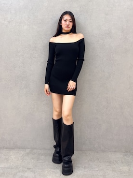 「GYDA（ジェイダ）のアイテム」を使った、yumenoさん（レディース・165cm）の夏コーディネート