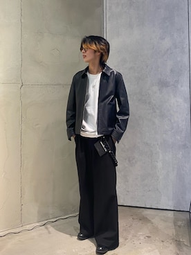 「tk.TAKEO KIKUCHI（ティーケータケオキクチ）のアイテム（ジャケット/アウター）」を使った、hrk1028aiさん（メンズ・171cm）の春コーディネート