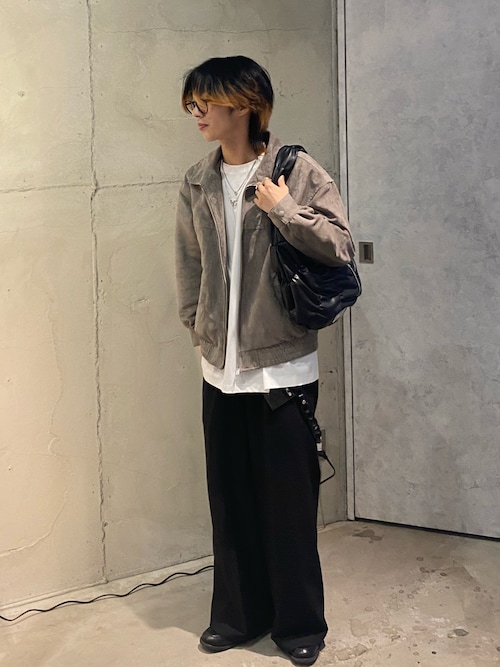 ジップショートブルゾン