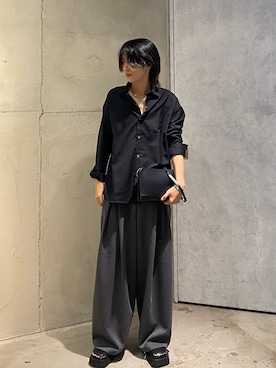 「アイテム（クラッチバッグ）」を使った、hrk1028aiさん（メンズ・171cm）の秋コーディネート