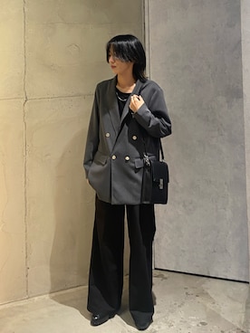 「tk.TAKEO KIKUCHI（ティーケータケオキクチ）のアイテム（シューズ）」を使った、hrk1028aiさん（メンズ・171cm）の秋コーディネート