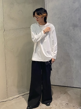 「tk.TAKEO KIKUCHI（ティーケータケオキクチ）のアイテム（アクセサリー）」を使った、hrk1028aiさん（メンズ・171cm）の春コーディネート