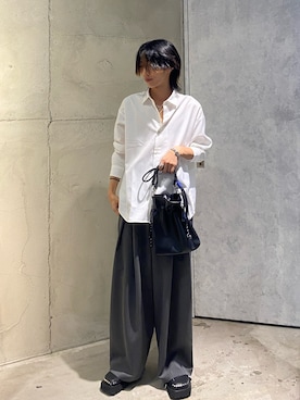 「tk.TAKEO KIKUCHI（ティーケータケオキクチ）のアイテム（シューズ）」を使った、hrk1028aiさん（メンズ・171cm）の秋コーディネート