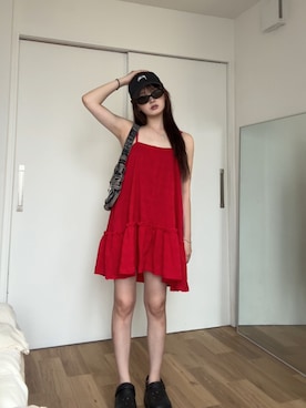 胡熊もえさん（骨格ストレート・レディース・153cm）の夏コーディネート