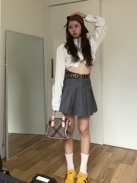 胡熊もえさん（レディース・153cm）の秋コーディネート