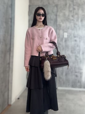 胡熊もえさん(レディース・153cm)の冬コーディネート