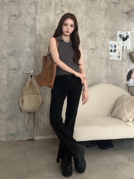 胡熊もえさん(レディース・153cm)の夏コーディネート
