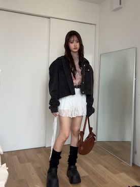 胡熊もえさん（骨格ストレート・レディース・153cm）の夏コーディネート