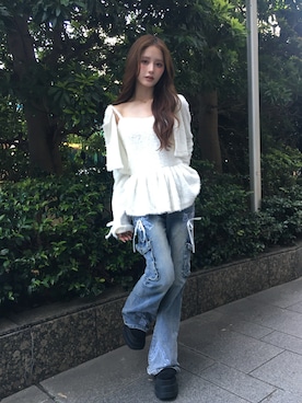 胡熊もえさん(レディース・153cm)の秋コーディネート
