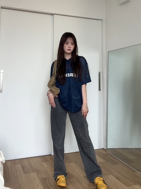 胡熊もえさん（骨格ストレート・レディース・153cm）の夏コーディネート
