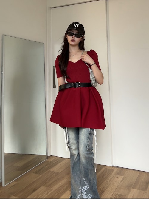 メンズ ベルト レザー（ベルト）｜DIESEL（ディーゼル）のファッション