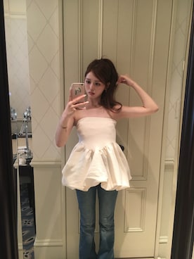 胡熊もえさん（レディース・153cm）の夏コーディネート