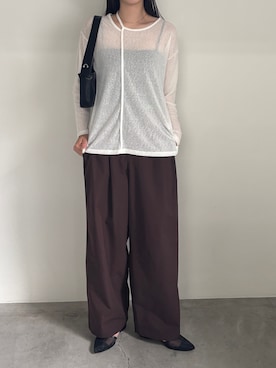 「select MOCA Et（セレクトモカエト）のアイテム」を使った、AYAMEさん（レディース・167cm）の夏コーディネート