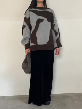 「シンフルコーデ」｜「アイテム（スリッポン）」を使った、AYAMEさん（レディース・167cm）の秋コーディネート