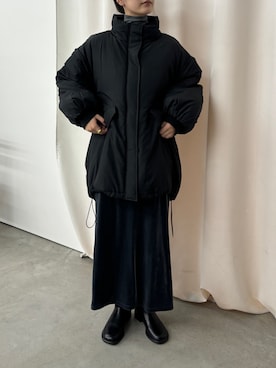 「select MOCA by son（セレクトモカバイソン）のアイテム（スカート）」を使った、AYAMEさん（レディース・167cm）の秋コーディネート