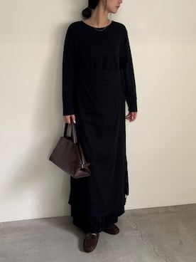 「select MOCA（セレクトモカ）のアイテム（スカート）」を使った、AYAMEさん（レディース・167cm）の秋コーディネート