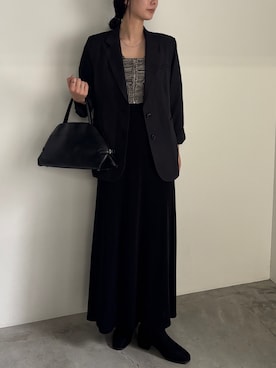 「select MOCA（セレクトモカ）のアイテム（スカート）」を使った、AYAMEさん（レディース・167cm）の秋コーディネート