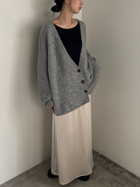 「select MOCA（セレクトモカ）のアイテム（スカート）」を使った、AYAMEさん（レディース・167cm）の秋コーディネート